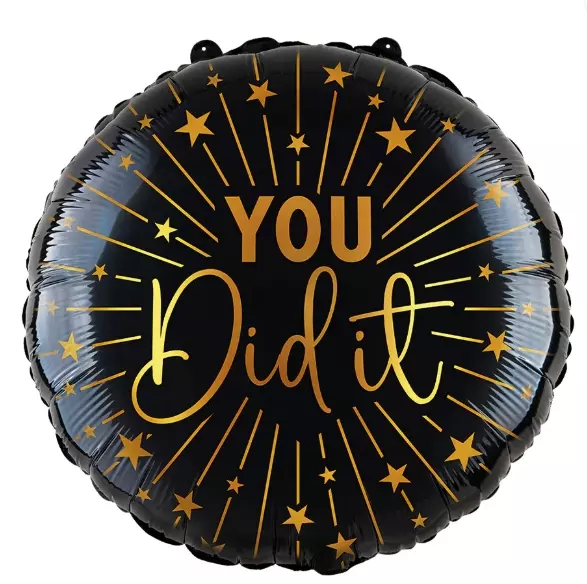 You did it Golden celebrations folieballong