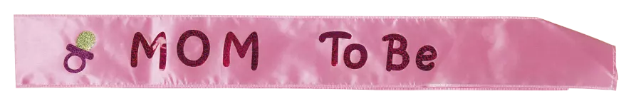 Missebånd rosa Mom to be