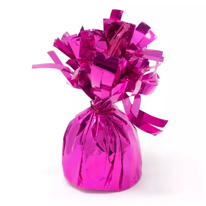 Ballongvekt tinsel satin magenta