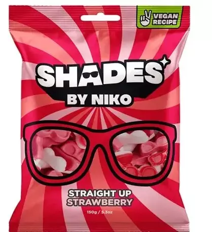 Shades by Niko straight uo strawberry