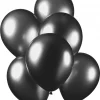 Svarte ballonger 10pk