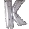 Bokstavballong- K sølv 41 cm