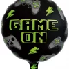Game on rund folieballong 46cm
