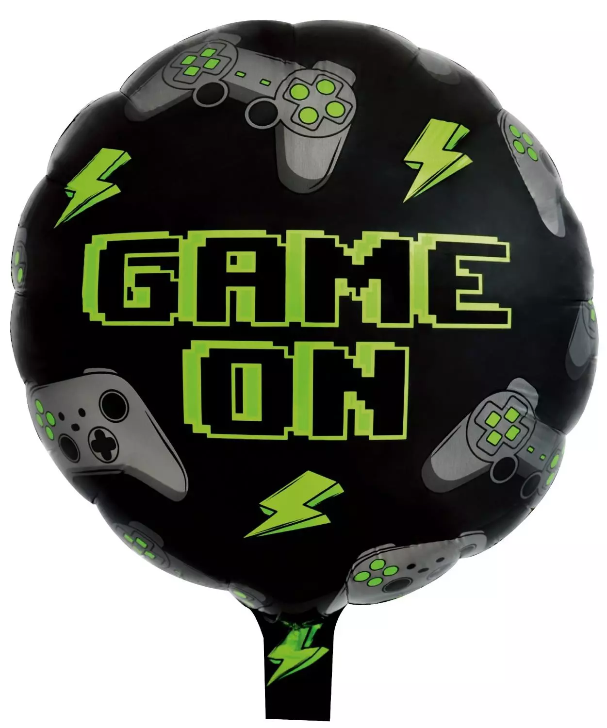 Game on rund folieballong 46cm