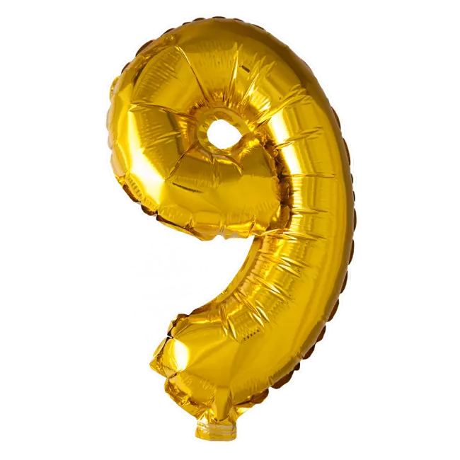 Tallballong 9- gull 41 cm