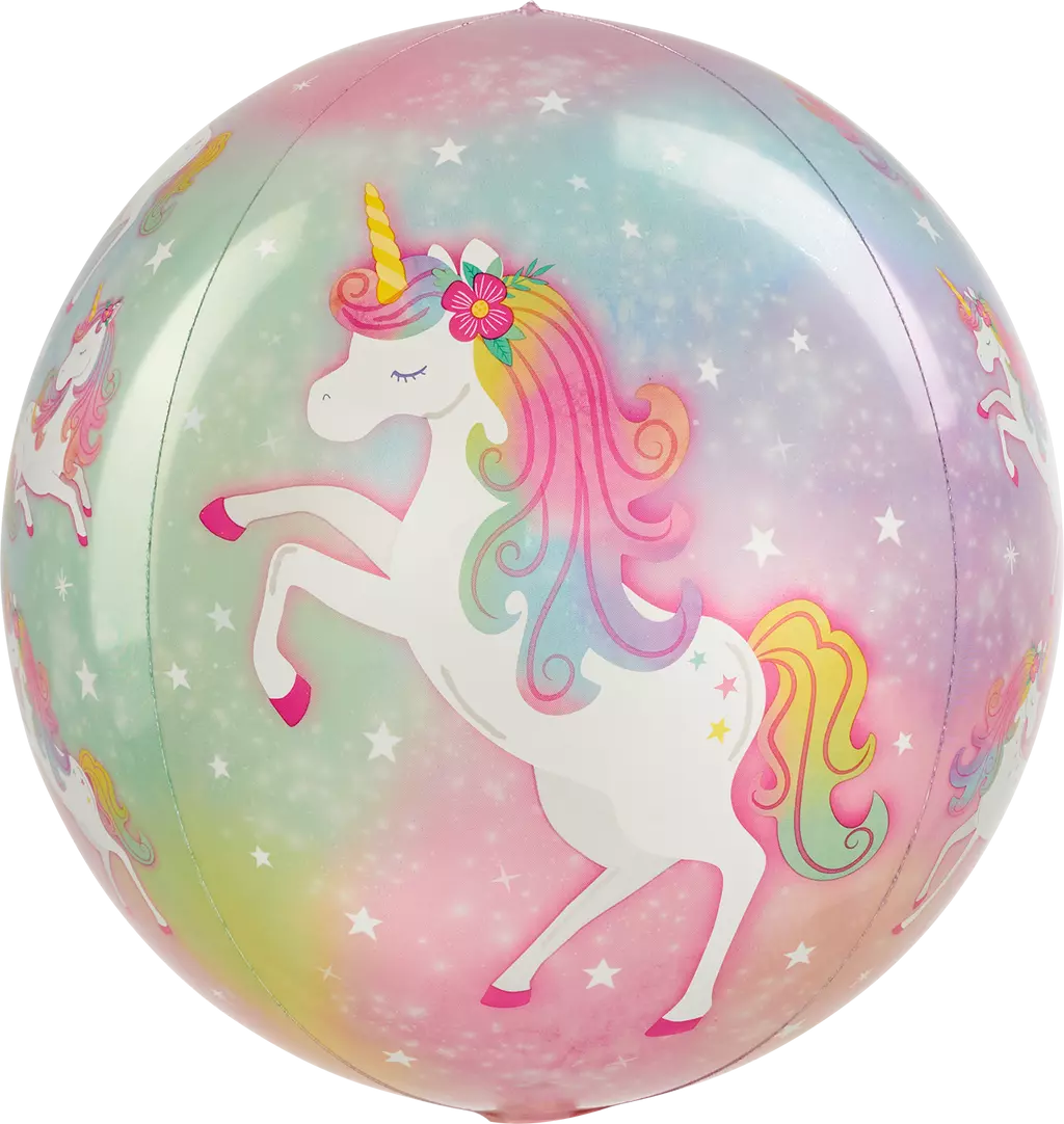 Enchanted unicorn Ballongball ORBZ 38x40cm