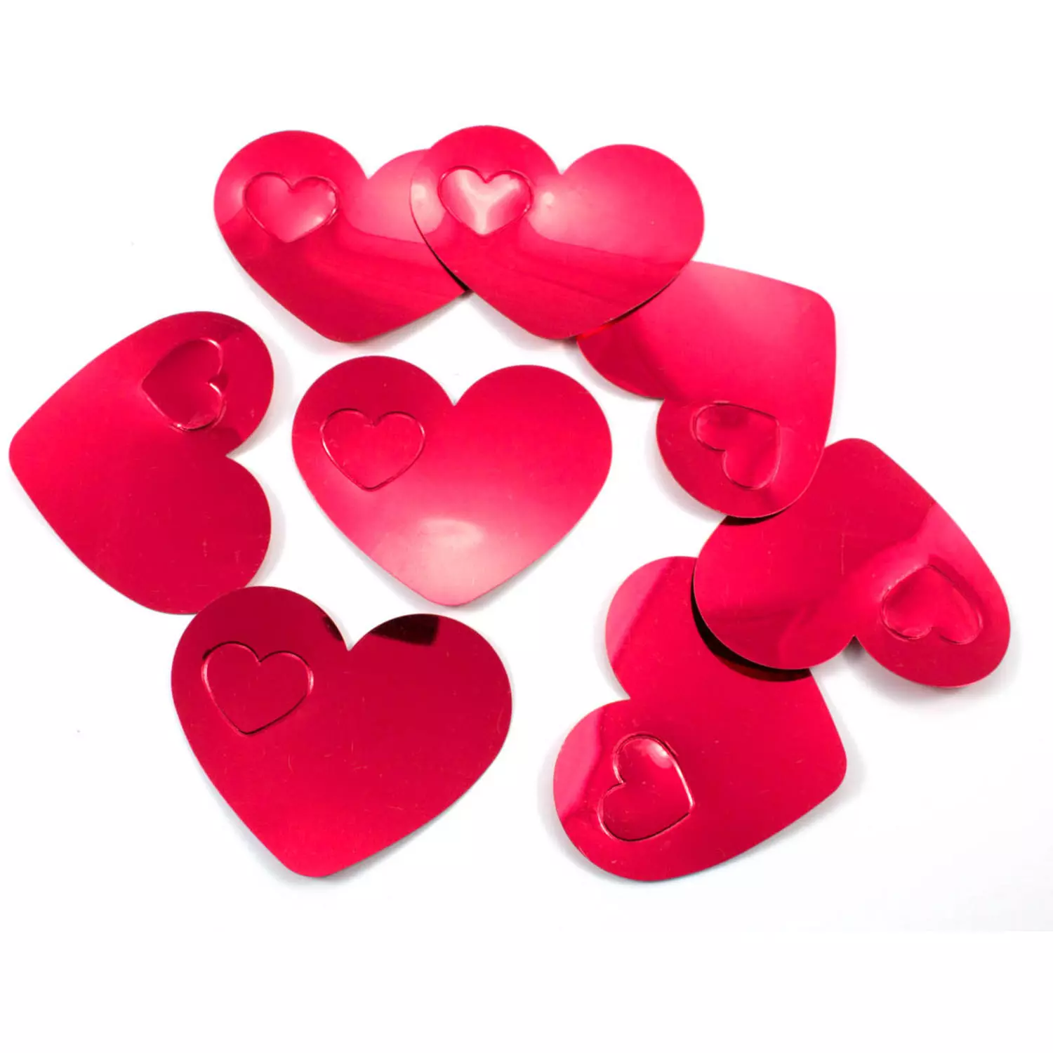 Red Heart Party Confetti XL table decoration
