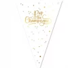 pop the champagne flaggbanner 20x30cm 6 meter