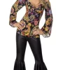 Hippie costume svart L