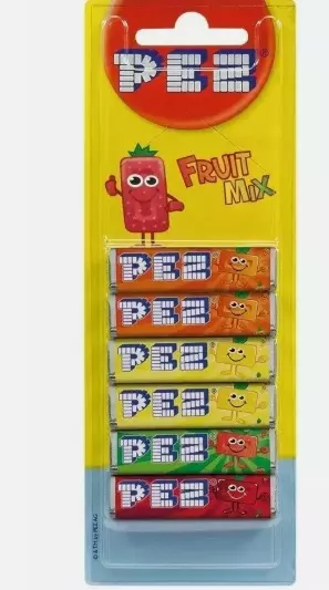 Pez fruit mix refills 6-pack