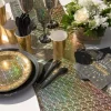 Bord-løper gold sparkling 27cm x 3m