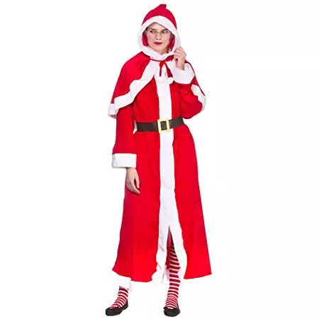 Mrs santa claus deluxe kostyme
