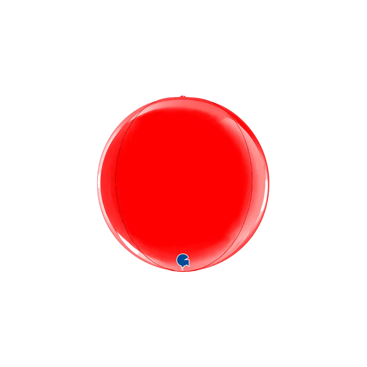 Folieballong globe rød 29 cm