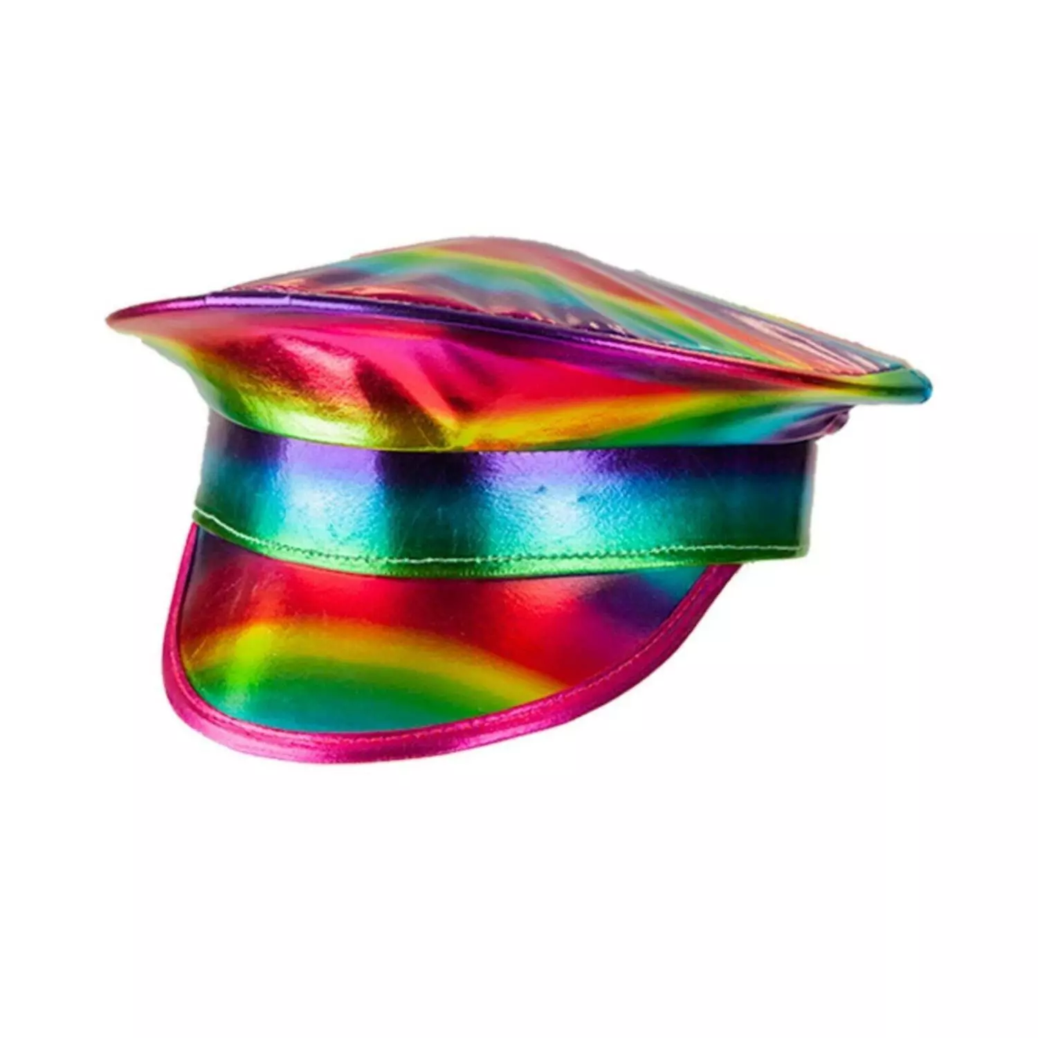 Rainbow biker hatt enkel