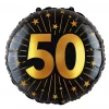 50 år Golden celebrations folieballong