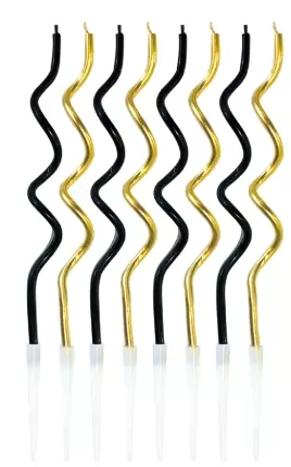 Kakelys spiral twist golden celebration 8pk