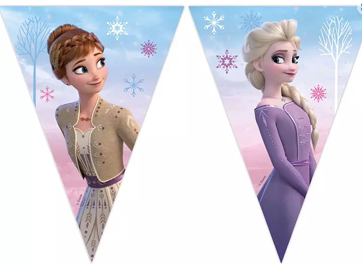 Frozen 2 wind spirit papir flaggbanner 2,3m