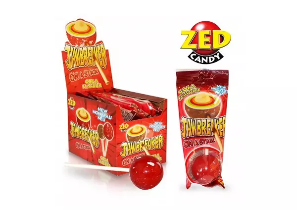 Jawbreaker on a stick cola
