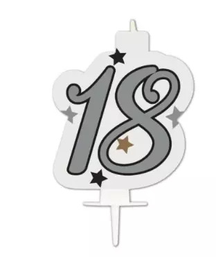 18 år kakelys milestone birthday