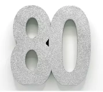 Borddekorasjon 80 sølv