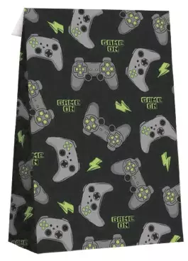 Gaming party godteposer i papir 8pk