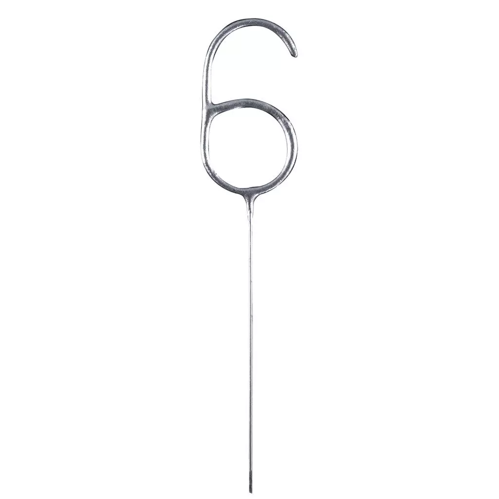 Stjerneskudd 6-tall sølv