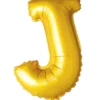 Bokstavballong- J gull 41 cm