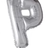 Bokstavballong- P sølv 41 cm