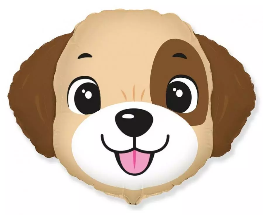 Dog head folieballong