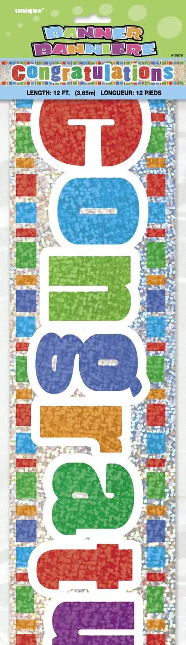 Foliebanner Congratulations