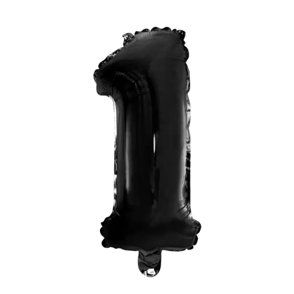 Tallballong 1- svart 41 cm