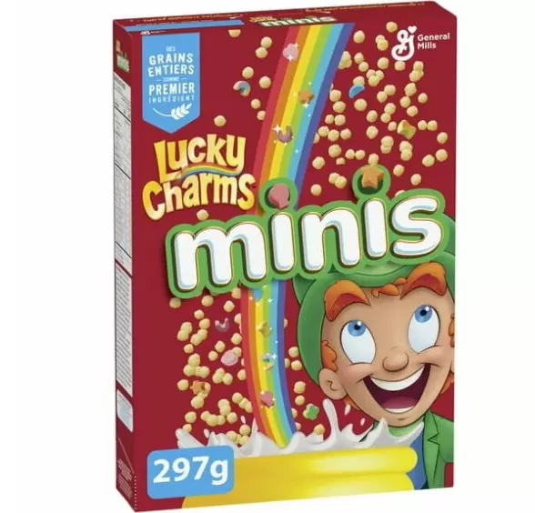 LUCKY CHARMS MINIS CEREAL 297g