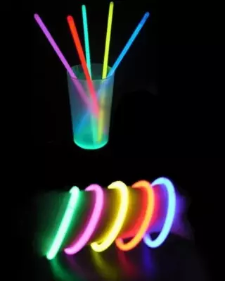 Rør med glowsticks 15pk
