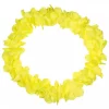 Hawaii blomsterkrans neon gul