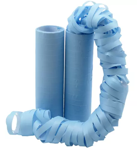 Serpentiner lysblå 2 pk