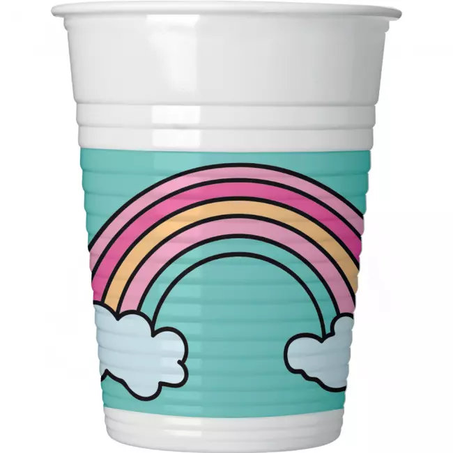 Magic party plastkopper 8 pk