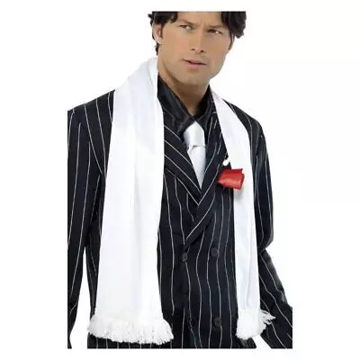 1920s gatsby hvitt skjerf