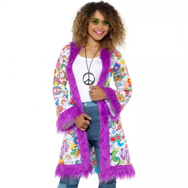 60`s groovy hippie coat S/M