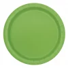 Pappfat ensfarget limegrønn 18cm 8pk