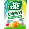 TIC TAC CHEWY SOUR ADVENTURE PEG BAG 79g