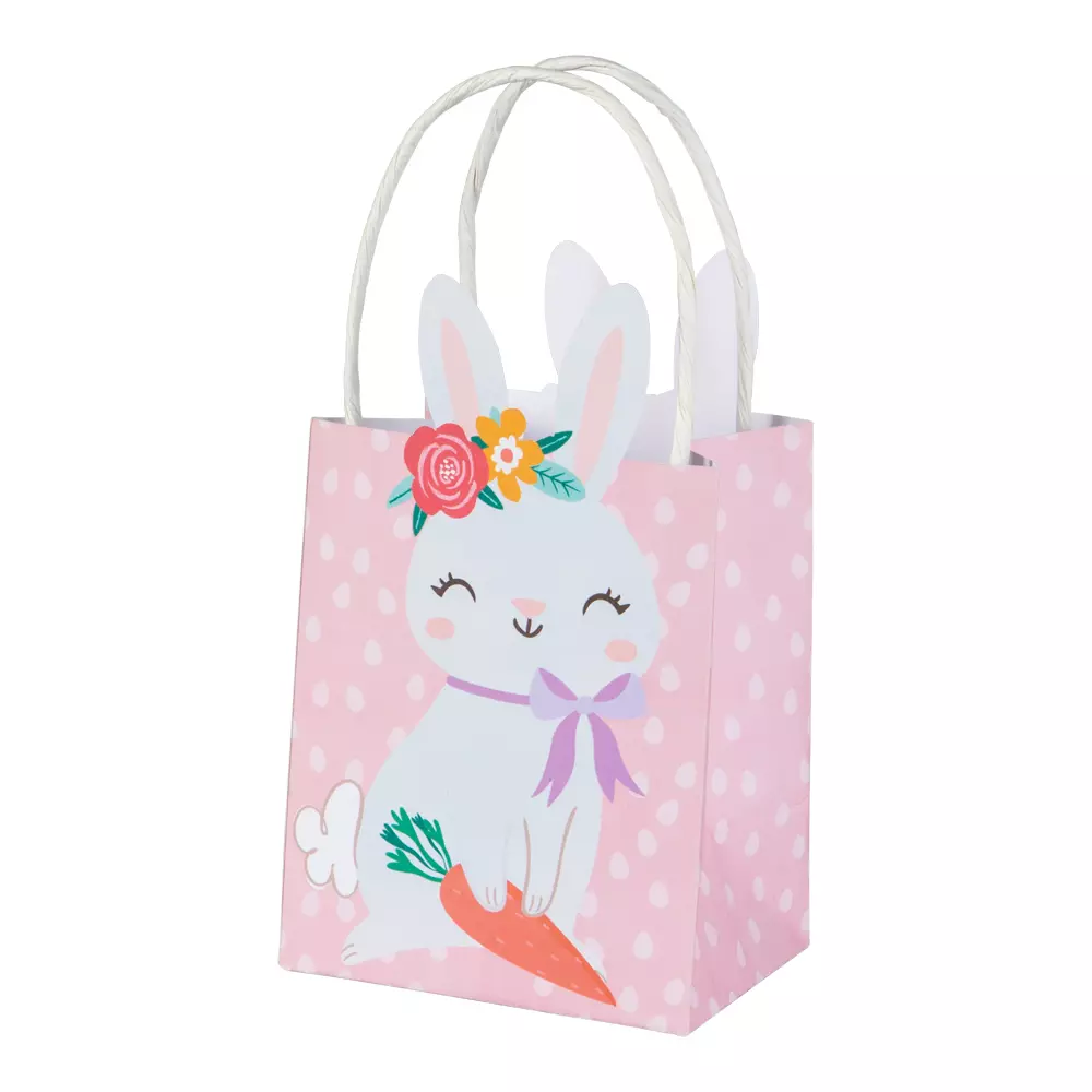 Gavepose papir bunny liten