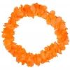Hawaii blomsterkrans neon orange