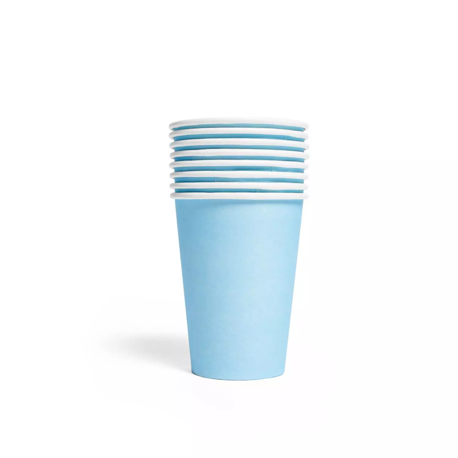 Pappkopper lyseblå 8pk