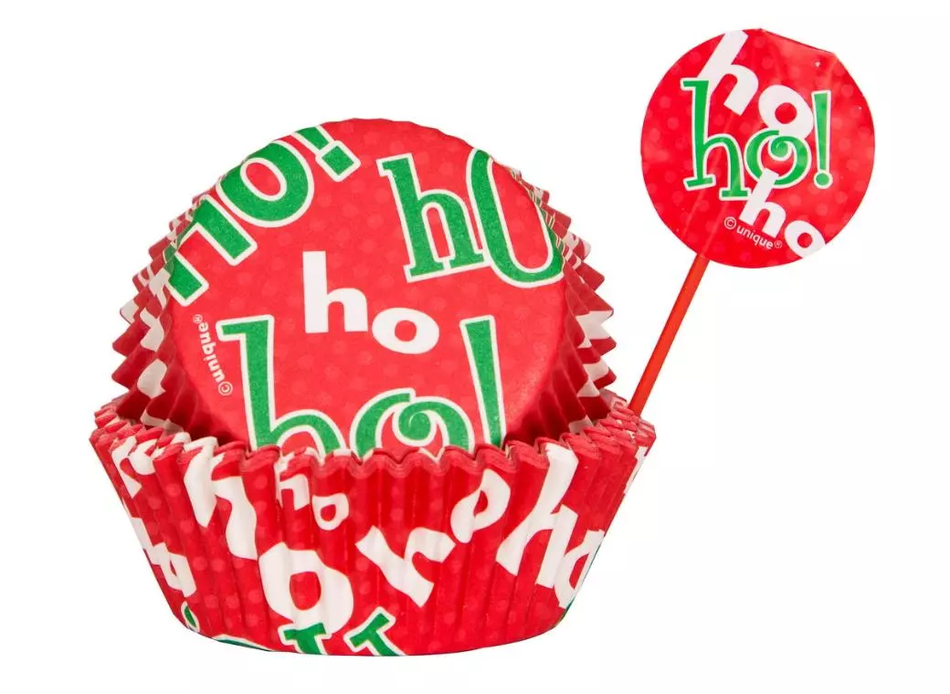 Ho Ho Ho Cupcakes kit 24 stk