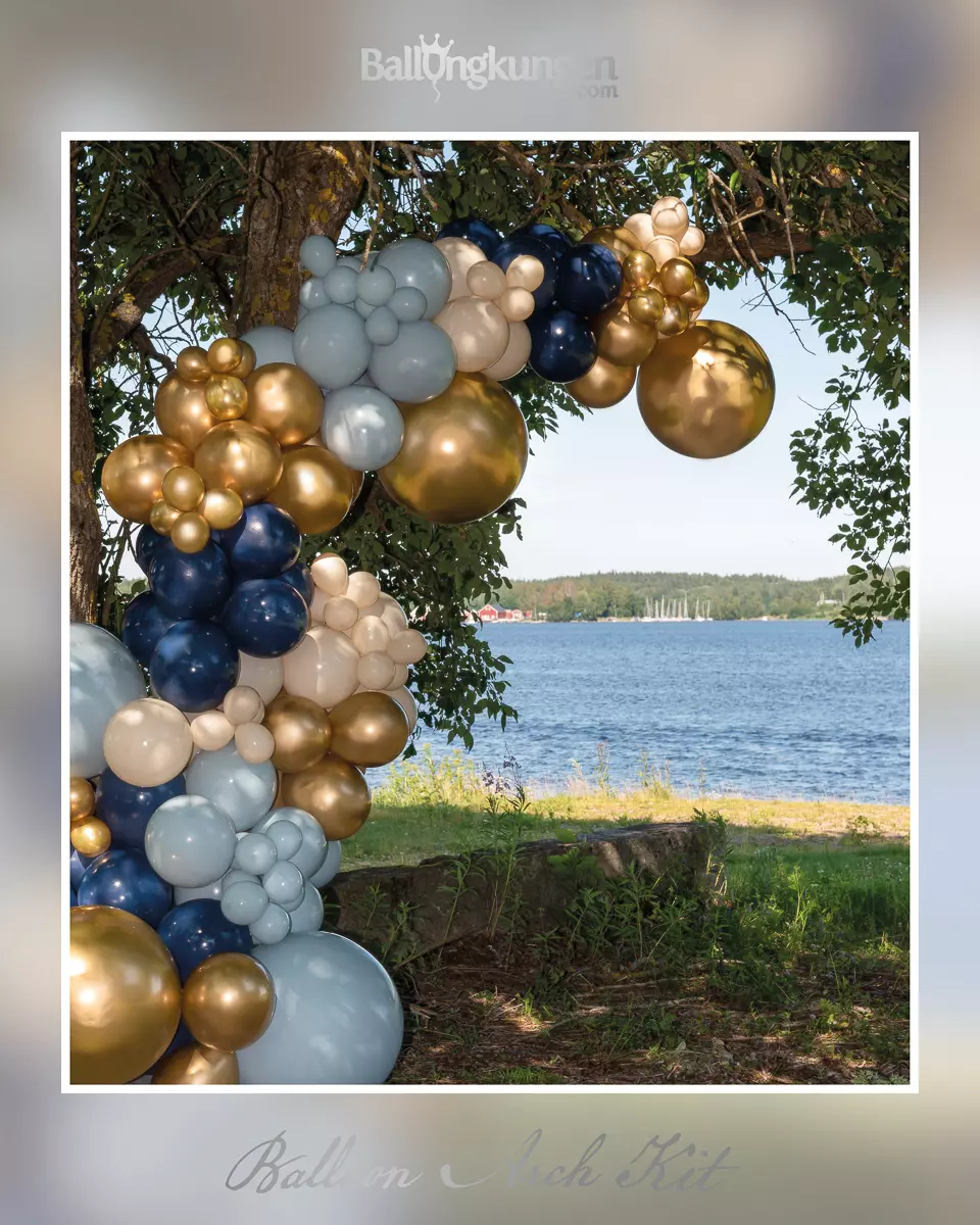 Balloon arch kit premium blue