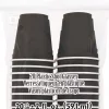 Plast shotglass svart 20 pk