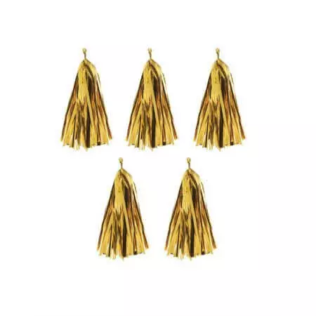 Ballongtassel gull 5pk