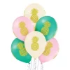 PIneapple ballonger 6pk 30cm Ø