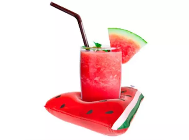 Flytende drikkeholder melonskive