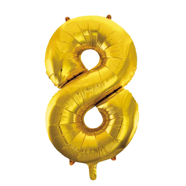 Tallballong 8- gull 86 cm